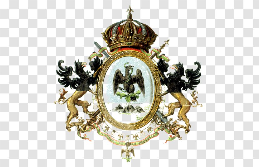 Second Mexican Empire First Coat Of Arms Mexico Chapultepec Castle - Mongol Transparent PNG
