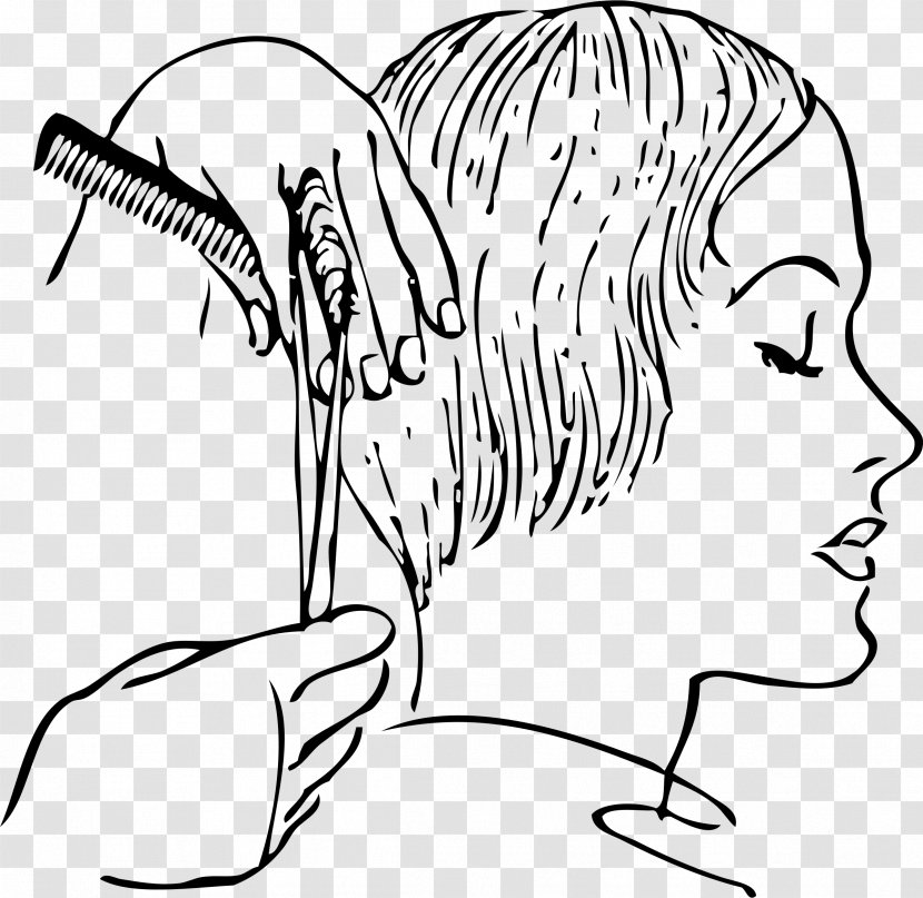 Hairstyle Hairdresser Clip Art - Heart - Haircut Transparent PNG