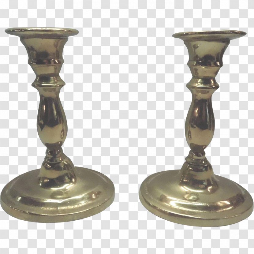 Brass Candlestick Furniture Auction Lighting - Antique Transparent PNG