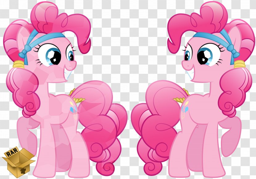 Pinkie Pie Rarity Applejack Pony Rainbow Dash - Flower - Silhouette Transparent PNG