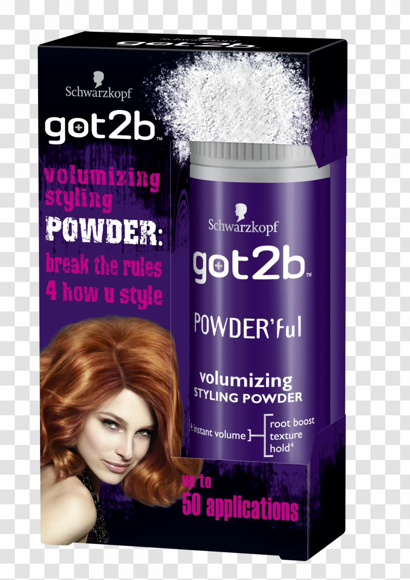 Göt2B Powder'ful Volumizing Styling Powder Hair Products Face Hairstyle - Personal Care Transparent PNG