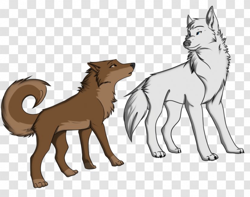 Siberian Husky Puppy Arctic Wolf Drawing Line Art - Male Female Shadow Transparent PNG