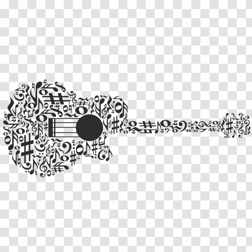 Musical Note Guitar Illustration - Flower - Notes Transparent PNG