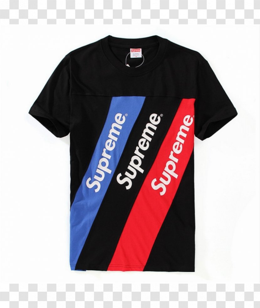 T-shirt Hoodie Sleeve Supreme Clothing - Logo Transparent PNG