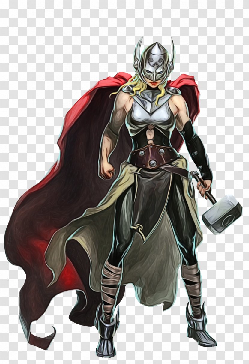 Jane Foster Thor Girl Loki Iron Man - Avengers Endgame - Action Figure Transparent PNG