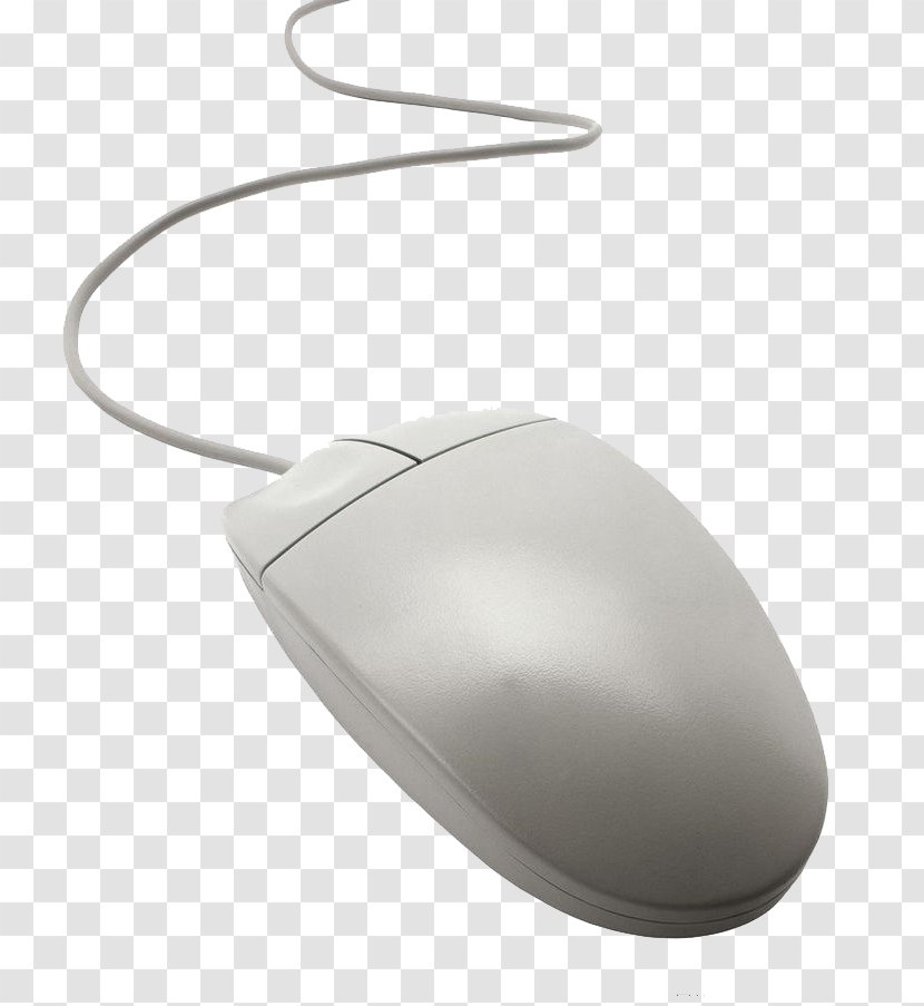 Technology - White Wired Mouse Transparent PNG