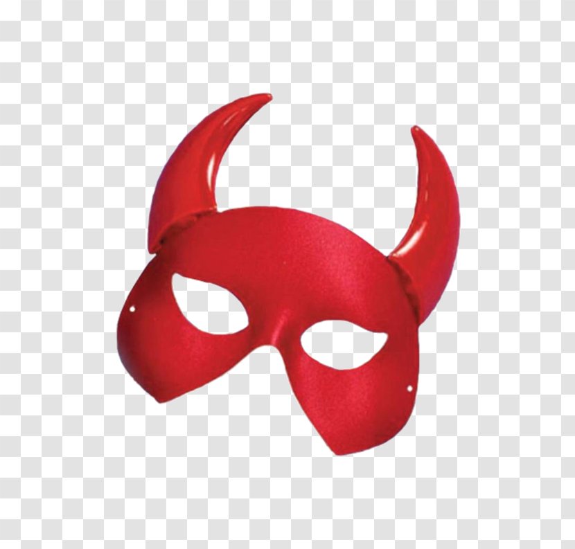 Mask Masquerade Ball Devil Demon Sign Of The Horns - Eyes Transparent PNG