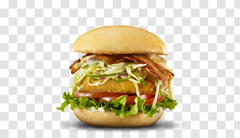 Cheeseburger Crispy Fried Chicken Fingers Sandwich - Frit Hamburger Transparent PNG