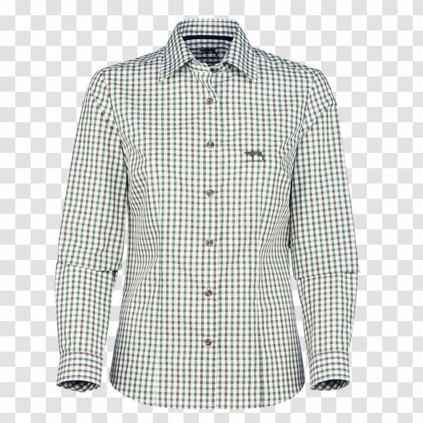 T-shirt Dress Shirt Blouse Sleeve - Tartan Transparent PNG