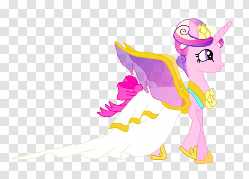 Princess Cadance Wedding Dress Pony - Vertebrate Transparent PNG
