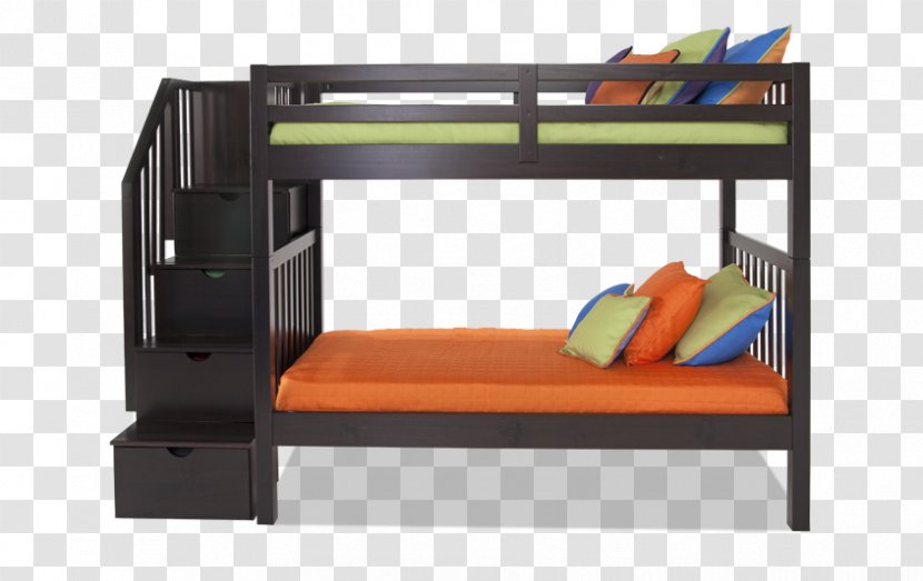 Table Bunk Bed Trundle Stairs - Frame Transparent PNG
