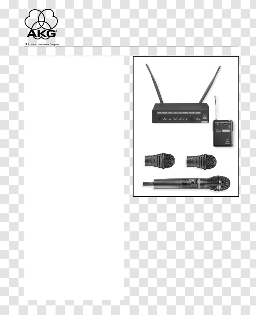 Microphone Headset AKG Acoustics - Text Transparent PNG