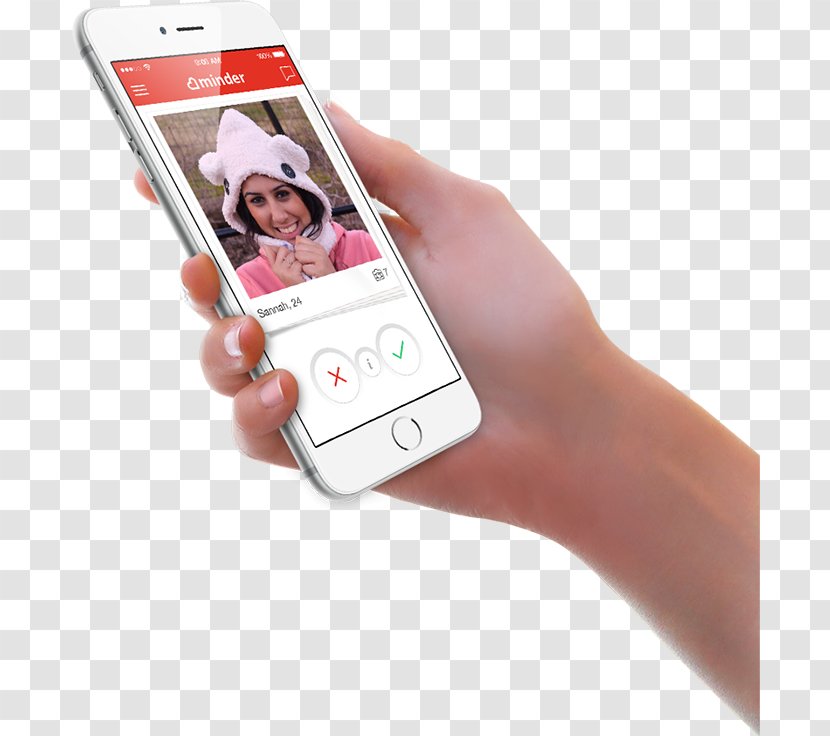 Online Dating Service Mobile Tinder Muslim - Phone - Hand Tour Transparent PNG
