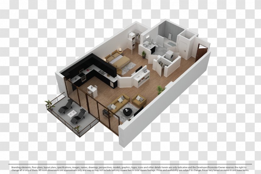 8th And Hope Apartment House Floor Plan - Garage Transparent PNG