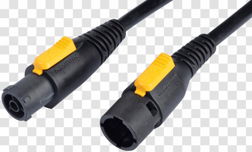 Electrical Cable PowerCon Connector Extension Cords - Vl Transparent PNG