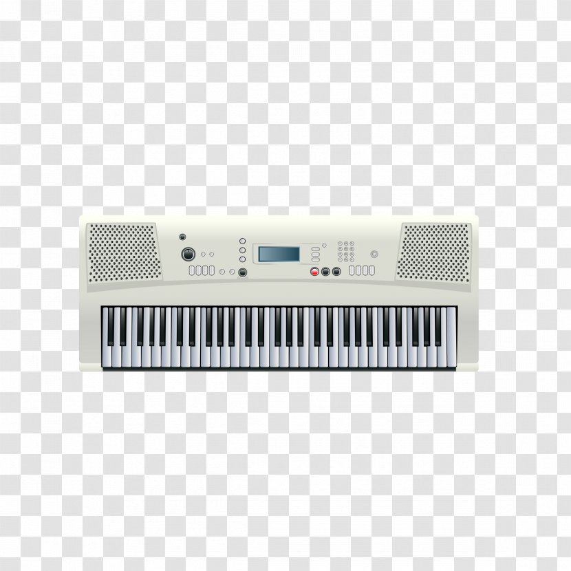 Digital Piano Electric Electronic Keyboard Musical Instrument - Flower - Keyboard,Musical Instruments,music,art Transparent PNG
