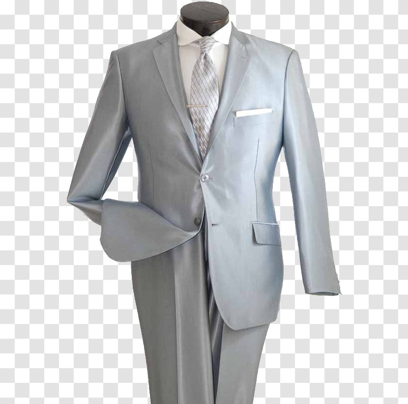 Tuxedo Suit Sharkskin Tailor Fashion - Pants Transparent PNG