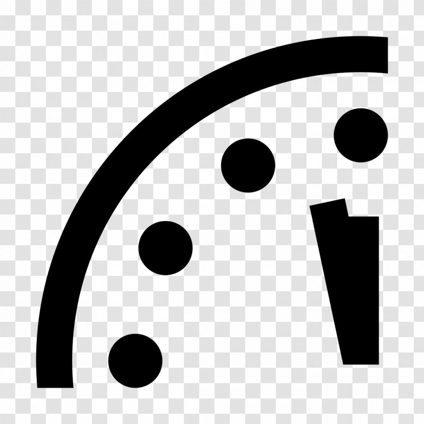 Doomsday Clock Bulletin Of The Atomic Scientists 2 Minutes To Midnight Apocalypse - Smile Transparent PNG