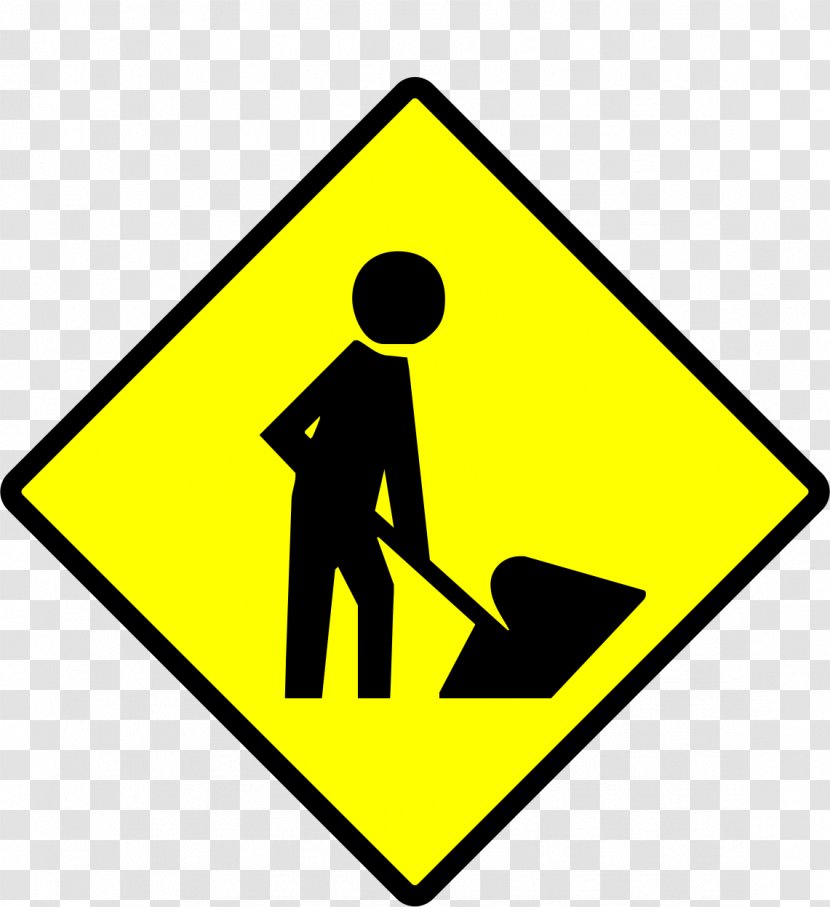 Roadworks Architectural Engineering Digging Sign - Area - Road Transparent PNG