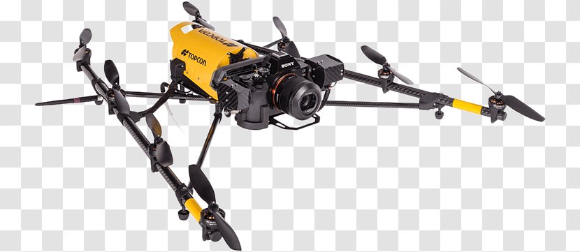 Unmanned Aerial Vehicle Surveyor Multirotor Architectural Engineering Industry - Membrane Winged Insect - Drone View Transparent PNG