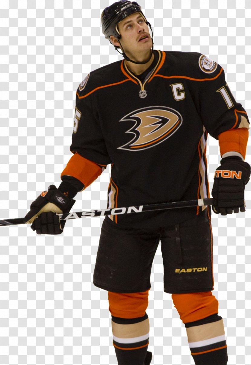 Ryan Getzlaf National Hockey League Ice Player Anaheim Ducks - Tom Brady Trophy Background Transparent PNG