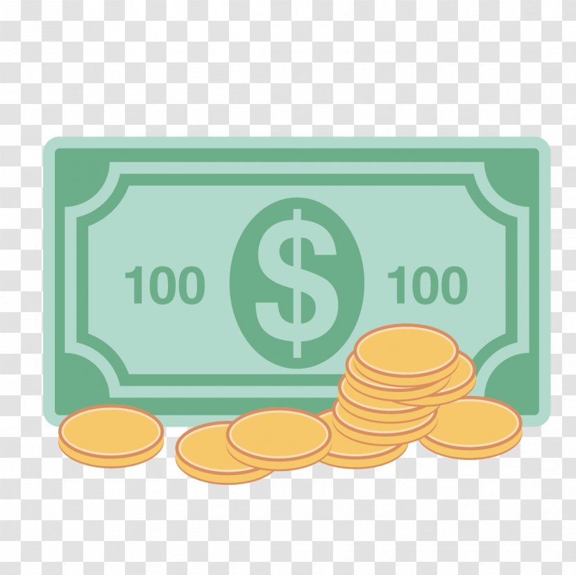 Money United States Dollar Bank Icon - Vector And Gold Transparent PNG