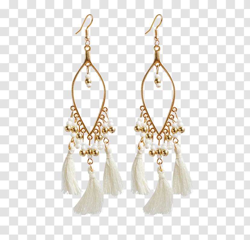 Earring Tassel Bead Imitation Gemstones & Rhinestones Vintage Clothing - Jewelry Making - Necklace Transparent PNG