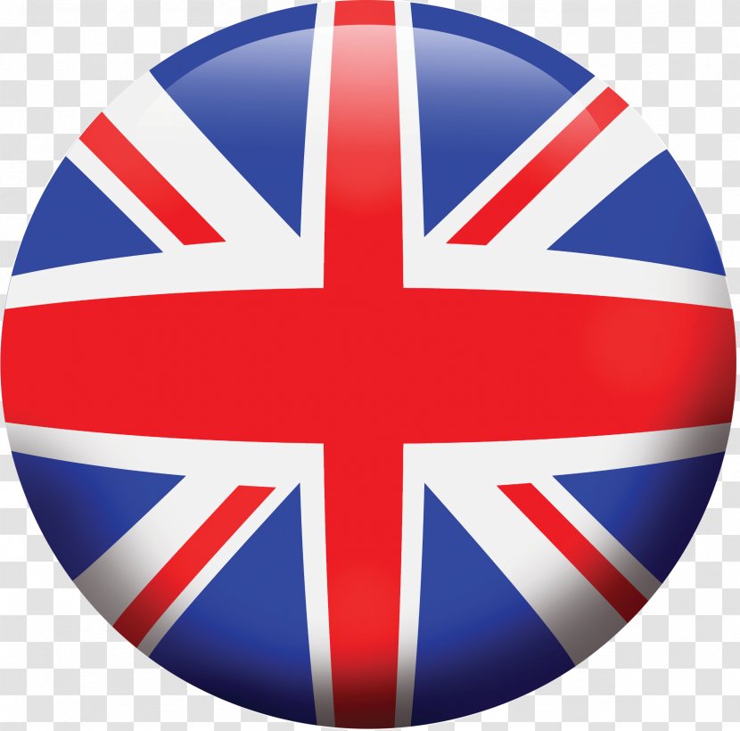 Flag Of England Union Jack United Kingdom New Zealand - Electric Blue Transparent PNG
