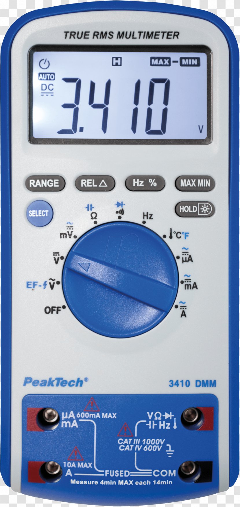 Digital Multimeter Electrical Resistance And Conductance True RMS