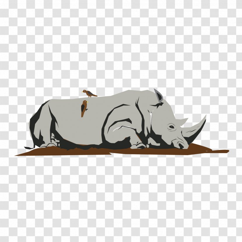 Euclidean Vector Illustration - Rhinoceros 3d - Rhino Transparent PNG