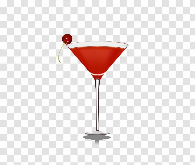 Cocktail Manhattan Old Pal Martini Gin - Champagne Stemware - Transparent Glass Drink Cup Vector Free Download Transparent PNG
