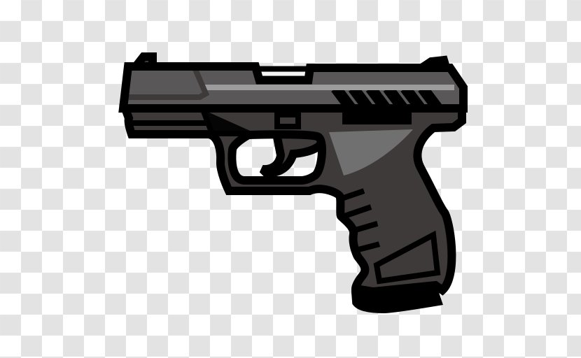 Emoji Firearm Pistol Weapon - Hand Gun Transparent PNG