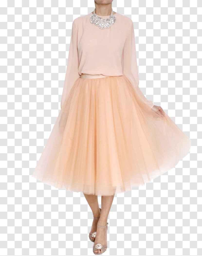 Tulle Skirt Wedding Dress Tutu - Veil Transparent PNG