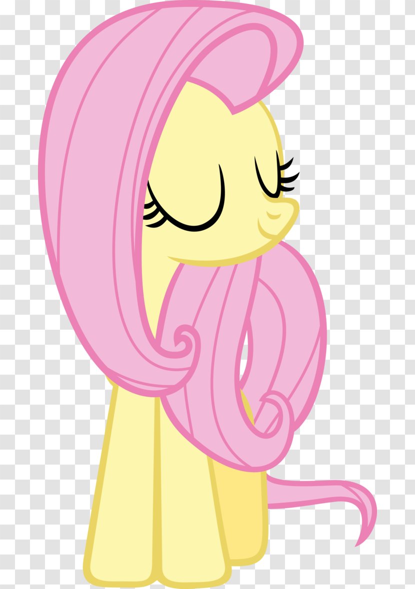 My Little Pony Fluttershy Horse Princess Luna - Silhouette Transparent PNG