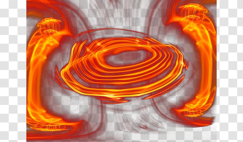 Circle Close-up Computer Wallpaper - Spiral - Flame Transparent PNG