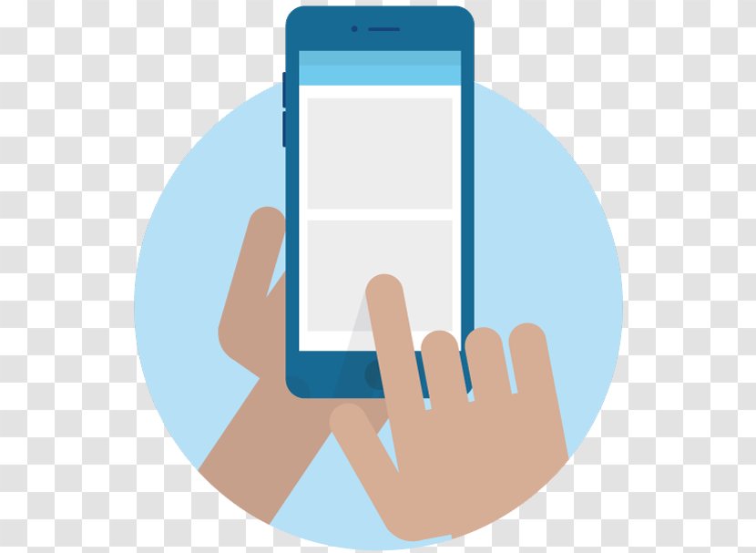 Mobile Phones Target Market Customer Service - Finger - INFOGRAFIC Transparent PNG