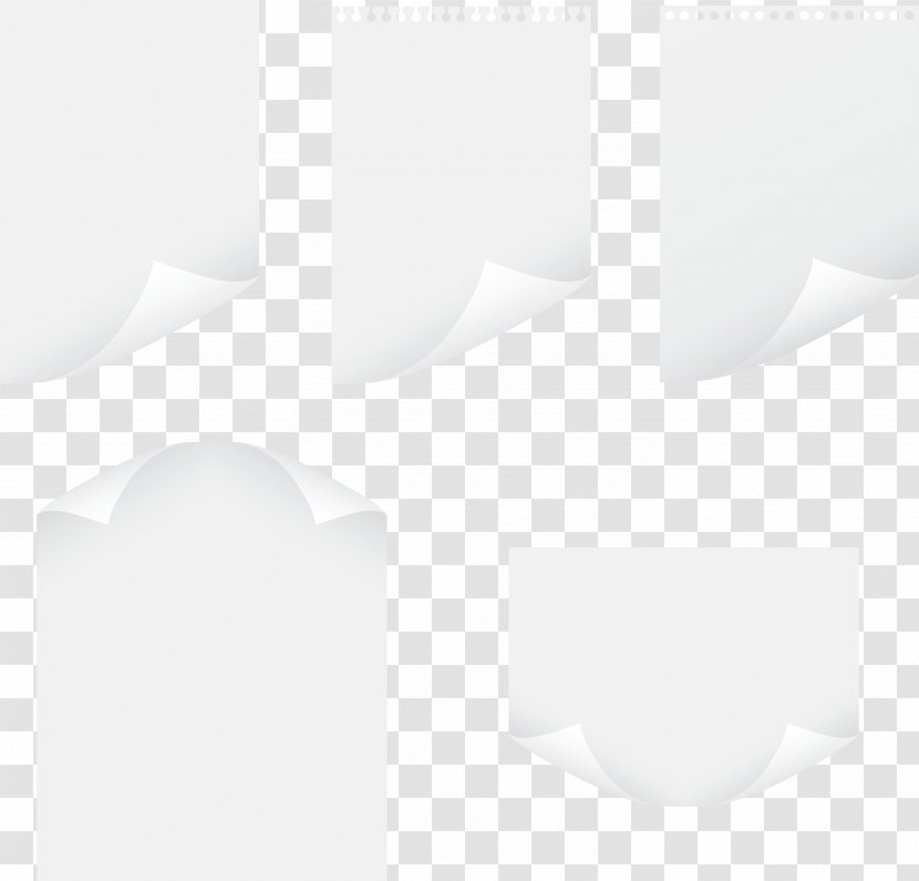 Paper Black And White Pattern - Rectangle - Sheet Image Transparent PNG