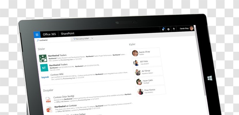 SharePoint Online Computer Software Microsoft Intranet - Technology - Tablet PC Transparent PNG