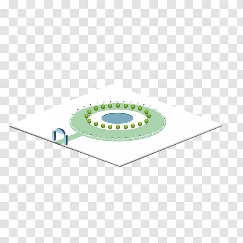 Circle Light - Garden Circular Model Transparent PNG