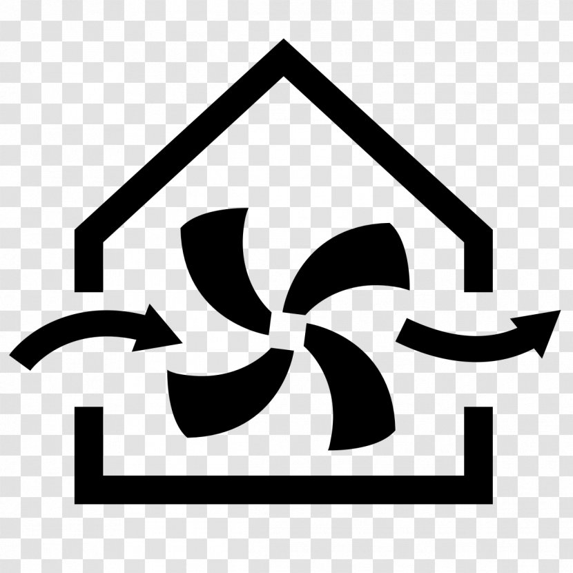 Furnace Heating, Ventilation, And Air Conditioning Heating System - Blackandwhite Symbol Transparent PNG