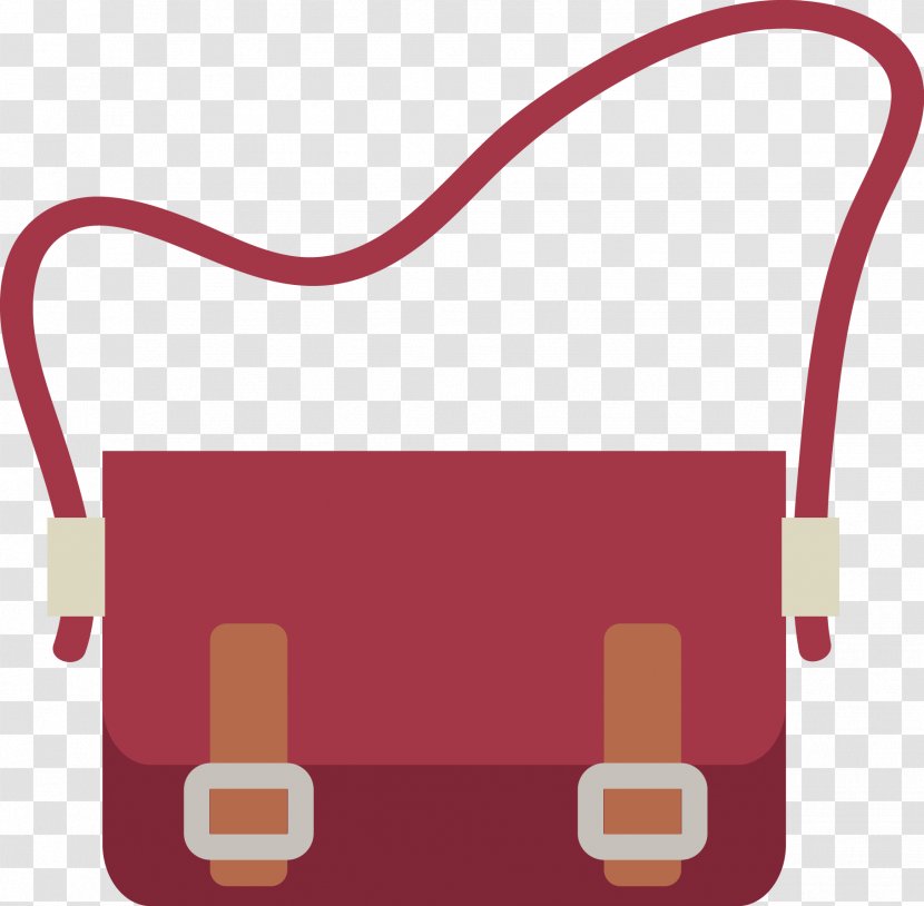 Handbag Clip Art - Drawing - Red Bag Vector Transparent PNG