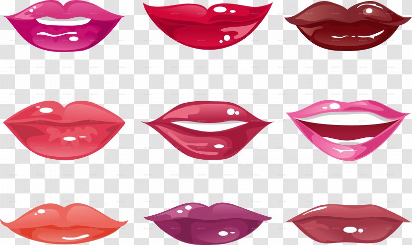 Lip Mouth Smile Woman - Drawing Transparent PNG