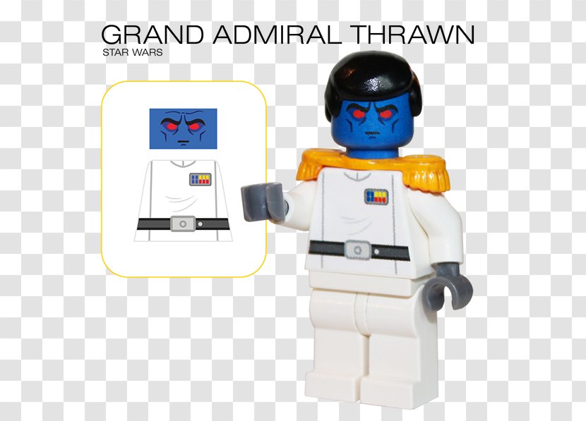 Grand Admiral Thrawn Toy Jedi Lego Star Wars - Technology Transparent PNG