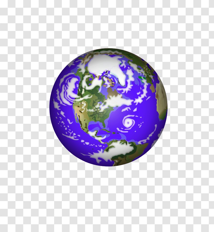 Earth Clip Art - Purple Transparent PNG