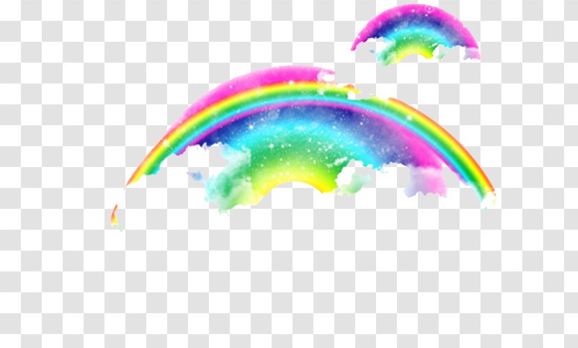 Rainbow Desktop Wallpaper - Cloud Transparent PNG