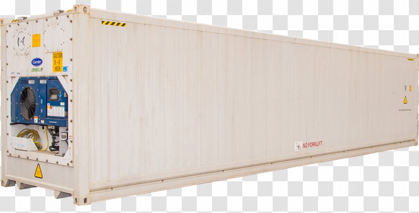 Intermodal Container Refrigerated Shipping Containers Freight Transport - Refrigeration Transparent PNG