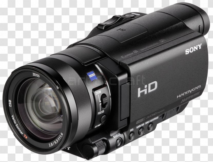 Camera Lens Video Cameras Sony Handycam HDR-CX900 HDR-CX240 - Optics Transparent PNG