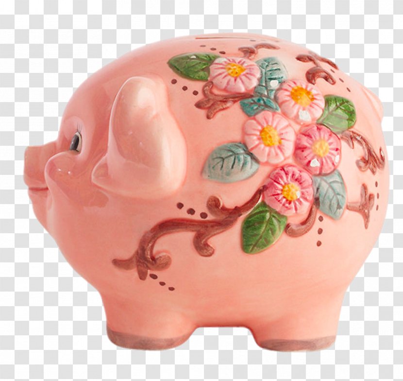 Domestic Pig Piggy Bank Clip Art - Snout - Creative Painting Transparent PNG