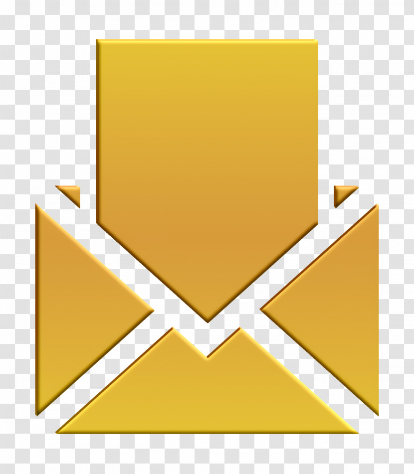 Email Icon Solid Contact And Communication Elements Icon Mail Icon Transparent PNG