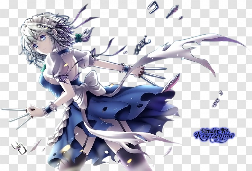 The Embodiment Of Scarlet Devil Sakuya Izayoi Video Game Mansion Maid - Tree Transparent PNG